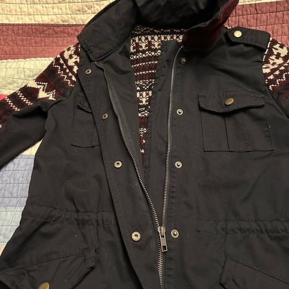 XS sweater/jean jacket - Picture 4 of 6